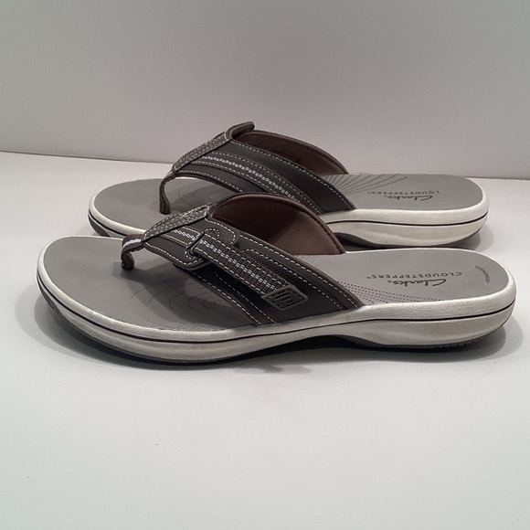 Clarks Cloudsteppers size 7 Dark Brown Sandals. NEW. (A3) - Picture 4 of 10